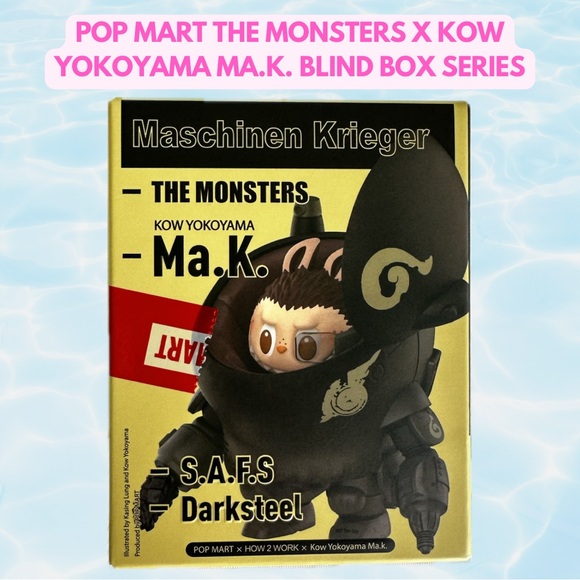 NIB: POP MART LABUBU THE MONSTERS x Kow Yokoyama Ma.K. Blind Box Series